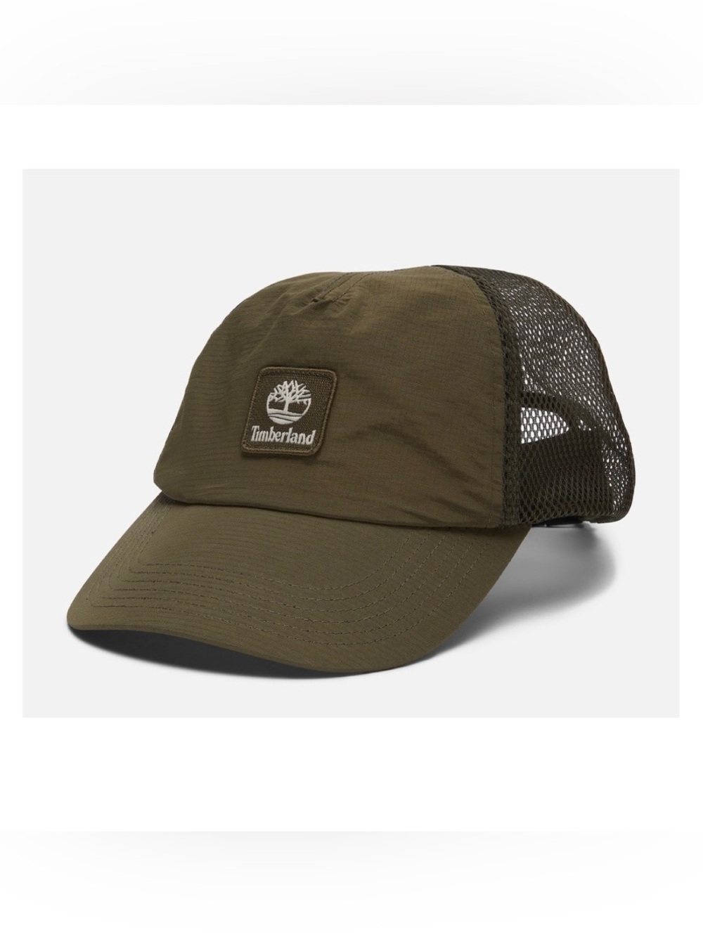 NWT Timberland logo trucker hat